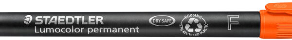 STAEDTLER Lumocolor permanent-marker 318F, oranje