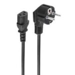 shiverpeaks BASIC-S randaarde stroomkabel, 5,0 m, zwart