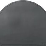 DURABLE schrijfonderlegger halfrond, 650 x 520 mm, zwart