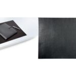 DURABLE schrijfonderlegger leer, 650 x 450 mm, zwart
