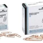 DURABLE paperclips, verkoperd, spits, 26 mm