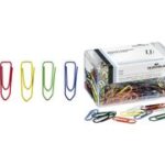 DURABLE paperclips, kleur gelakt, spits, 26 mm, 500 st.