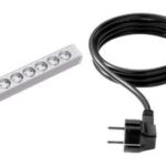 BACHMANN 19´ stekkerdozenlijst PVC, 7-voudig