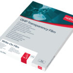 nobo schrijffolie, DIN A4, transparant, 120 my