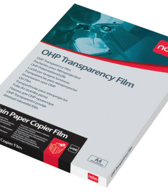 nobo kopieermachine-folie, DIN A4, glashelder, PP, 120 my
