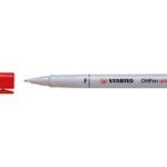 STABILO nonpermanent-marker OHPen universeel, rood