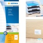 HERMA PREMIUM etiketten, 70 x 16,9 mm, wit, 200 vel, permanent