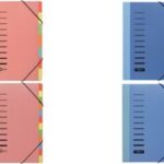 PAGNA sorteermap DESKORGANIZER Lucy Colors, rood, 12-delig