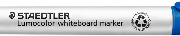 STAEDTLER Lumocolor Whiteboardmarker 351, ronde punt, 2 mm, blauw