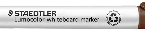 STAEDTLER Lumocolor Whiteboardmarker 351, ronde punt, 2 mm, bruin