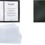 sigel dubbele hoezen, DIN A5, kunststof, transparant