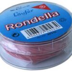 Läufer RONDELLA elastieken in doos - 25 g, 50 mm, rood