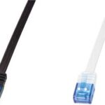 LogiLink U/UTP vlakke-Patchkabel, Cat. 5e, 2,0 m, zwart