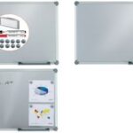 MAUL whiteboard 2000 MAULpro complete set silver, zilver