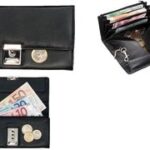 Alassio kelnerportemonnee, van Nappaleer, zwart