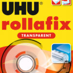 UHU plakband rollafix transparant, incl. handafroller