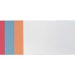 FRANKEN moderatiekaart/presentatiekaart, rechthoek, 205 x 95 mm, wit