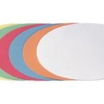 FRANKEN moderatiekaart/presentatiekaart, ovaal, 190 x 110 mm, assorti