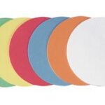 FRANKEN moderatiekaart/presentatiekaart, cirkel, diameter: 195 mm, assorti