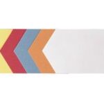 FRANKEN moderatiekaart/presentatiekaart diamant 95 x 205 mm, kleuren assorti