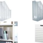 HAN tijdschriftencassette BRILLANT XXL, kunststof, grijs-doorschijnend