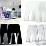 HAN tijdschriftencassette SORTER, kunststof, glashelder-transparant