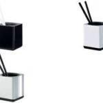 HAN pennenbakje i-Line, kunststof, wit/zwart