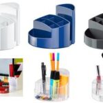 HAN pennenbakje RONDO, polystyrol, 9 vakken, wit