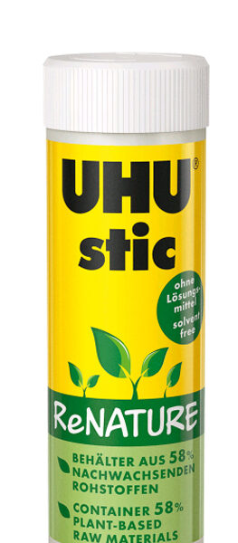 UHU lijmstift stic ReNature, oplosmiddelvrij, 8,2 g