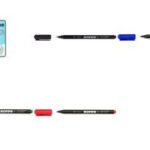 Kores permanent-marker ´K MARKER FINE´, M, zwart