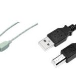 LogiLink USB 2.0 kabel, USB-A - USB-B stekker, 3,0 m, grijs