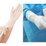 HYGOSTAR Latex-handschoen 'GRIP', M, wit, poedervrij