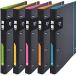 Oxford ringband 'for Students', A4, 4-rings, PP, kleuren assorti