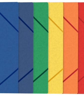 Oxford hoekspanmap Top File+, A4, kleuren assorti