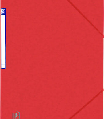Oxford hoekspanmap Top File+, A4, rot