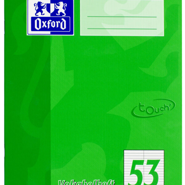 Oxford woordenschrift 'TOUCH', DIN A5, 2 kolommen, groen