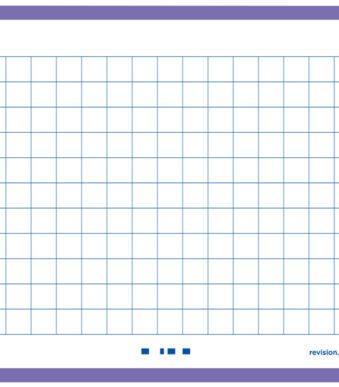 Oxford systeemkaarten / flashcards 'Flash 2.0', 75x125 mm, geruit, violet