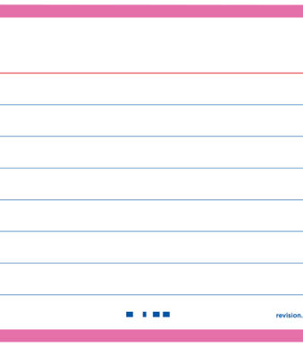 Oxford systeemkaarten / flashcards 'Flash 2.0', 75x125 mm, gelinieerd, fuchsia