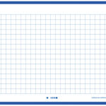 Oxford systeemkaarten / flashcards 'Flash 2.0', 105 x 148 mm, geruit, marineblauw