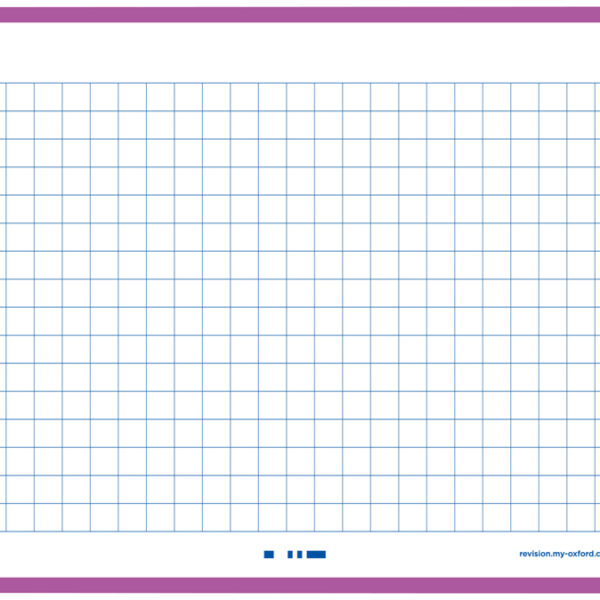 Oxford systeemkaarten / flashcards 'Flash 2.0', 105 x 148 mm, geruit, lila
