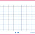 Oxford systeemkaarten / flashcards 'Flash 2.0', 105 x 148 mm, geruit, roze