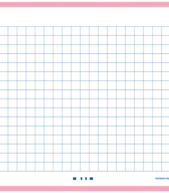 Oxford systeemkaarten / flashcards 'Flash 2.0', 105 x 148 mm, geruit, roze