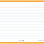 Oxford systeemkaarten / flashcards 'Flash 2.0', 105 x 148 mm, gelinieerd, oranje