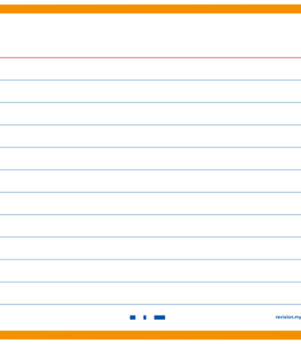 Oxford systeemkaarten / flashcards 'Flash 2.0', 105 x 148 mm, gelinieerd, oranje