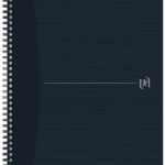 Oxford spiraalband Origins, DIN A4, gelinieerd, zwart, 70 vel