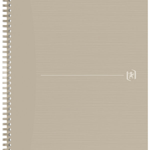 Oxford spiraalblok Origins, DIN A4, gelinieerd, beige
