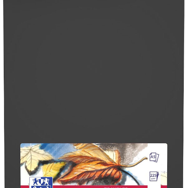 Oxford schetsboek spiraalbinding, DIN A5, 40 vel, zwart