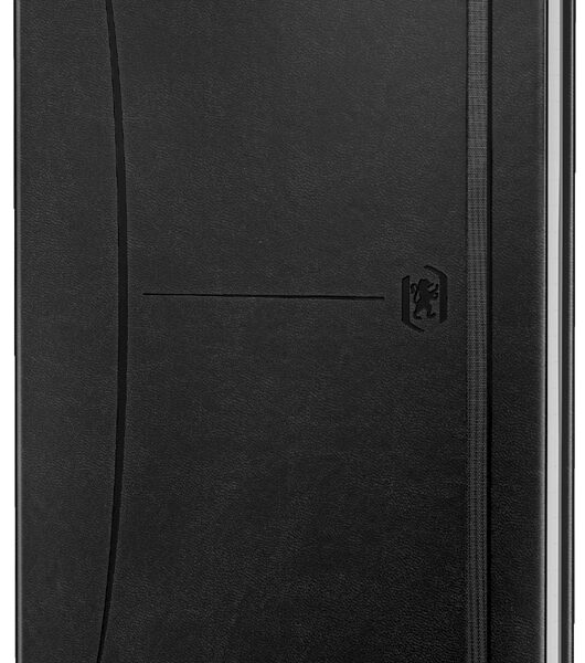 Oxford notitieboek Signature, DIN A5, gelinieerd, zwart