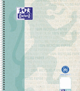 Oxford collegeblok 'Recycling', DIN A4+, 80 vel, gepunt