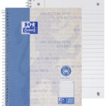 Oxford collegeblok 'Recycling', DIN A5+, 80 vel, gelinieerd